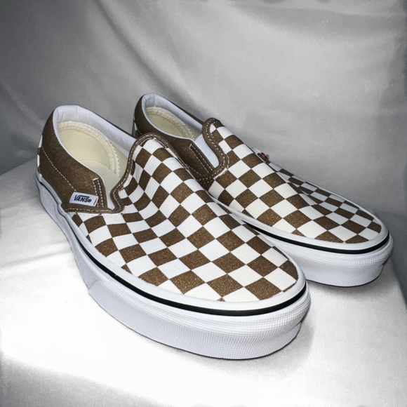 Vans Bronze Age Classic Slip On Checkerboard Sneakers NWT - Picture 3 of 7